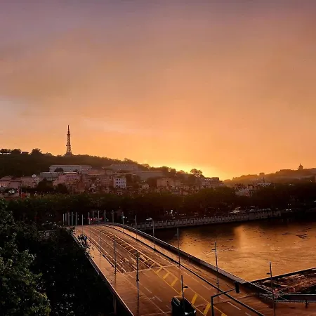 Beautiful On Banks Of Saone Lyon